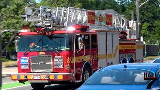 Toronto Fire Services - Aerial 433 Responding