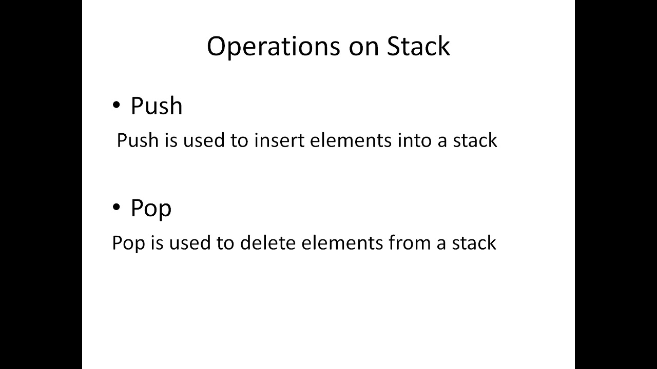 Stack Data Structure - YouTube