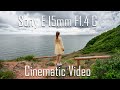 Sony e 15mm f14 g cinematic