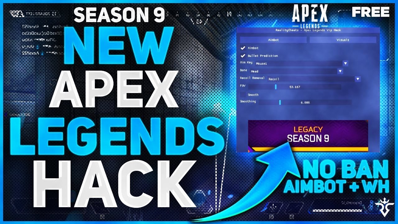 Apex Legends Cheats PC Season 9 ‐ ESP AIMBOT WALLHACK Free Apex