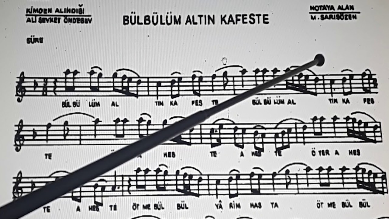 BÜLBÜLÜM ALTIN KAFESTE SOLFEJ