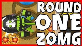 Can You Beat a Round 1 ZOMG?  Bloons TD Battles
