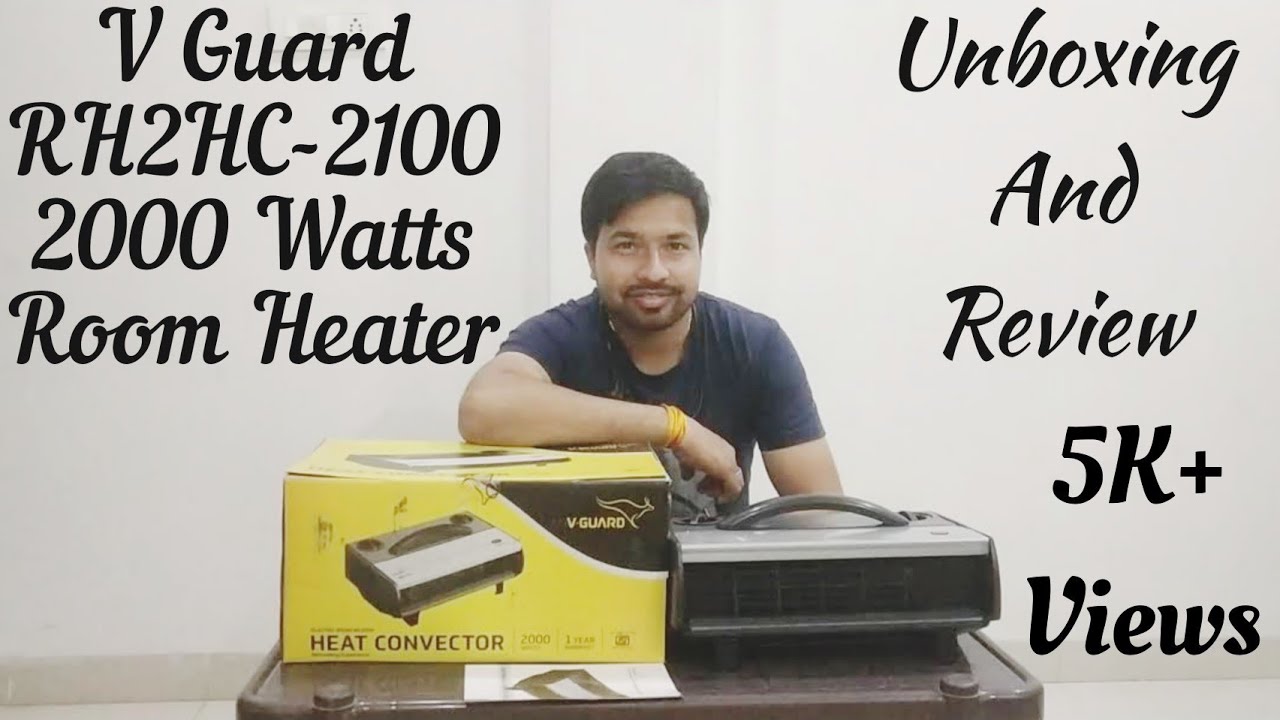 V Guard RH2HC-2100 Room Heater | Unboxing And Review with English subtitles  - YouTube