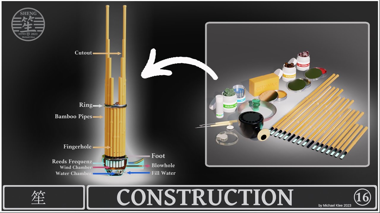 Sheng series 笙 - Part 16 - CONSTRUCTION - How to build a Sheng / shō / Saengwhang생황  - 建筑