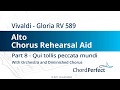 Vivaldis gloria part 8  qui tollis peccata mundi  alto chorus rehearsal aid