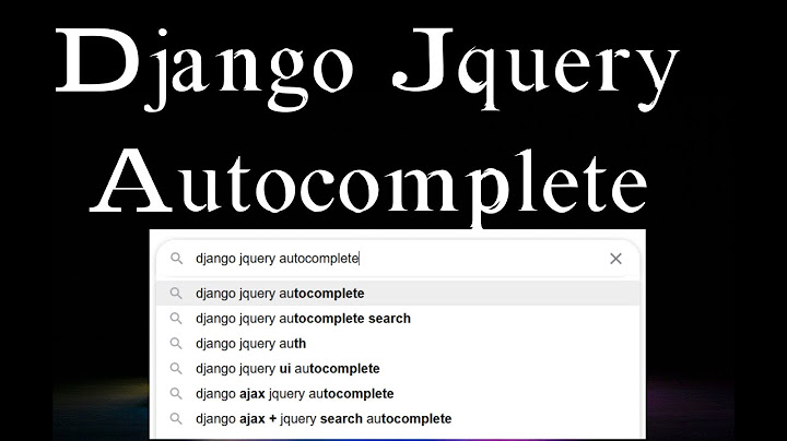 Django Jquery search autocomplete | Filter form suggestions