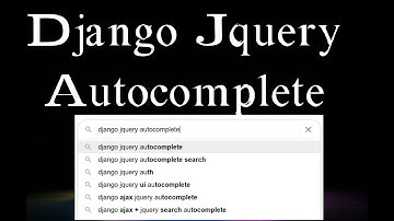 Django Jquery search autocomplete | Filter form suggestions