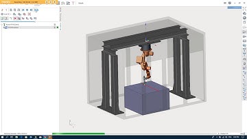 Simulation robotic milling