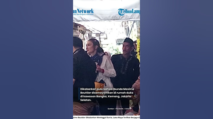 Luna Maya hadir di rumah duka, ibunda Maxime Bouttier meninggal