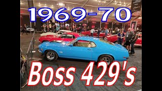 Red, White and Blue 1969 Boss 429's and a 1970 Boss 429 Ford Mustang Sportsroofs bring $836,000