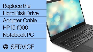 Replace the Hard Disk Drive Adapter Cable | HP 15-f000 Notebook PC series | HP