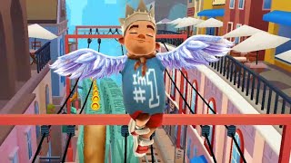 No TRAINS, NO OBSTACLES... Just fly high over the city | Subway Surfers | MOD APK screenshot 2