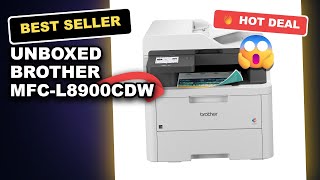 Unboxed Brother MFC-L8900CDW Business Color Laser All-in-One Printer Honest Review