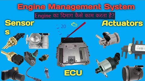 How the Engine Management System (EMS) Works – ECU, Sensors & Actuators Explained