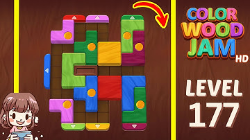 Color Wood Jam Level 177 Solution Walkthrough