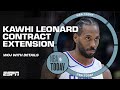 🚨 Kawhi Leonard agrees to new contract EXTENSION with Clippers 🚨 Woj has ALL the details | NBA Today