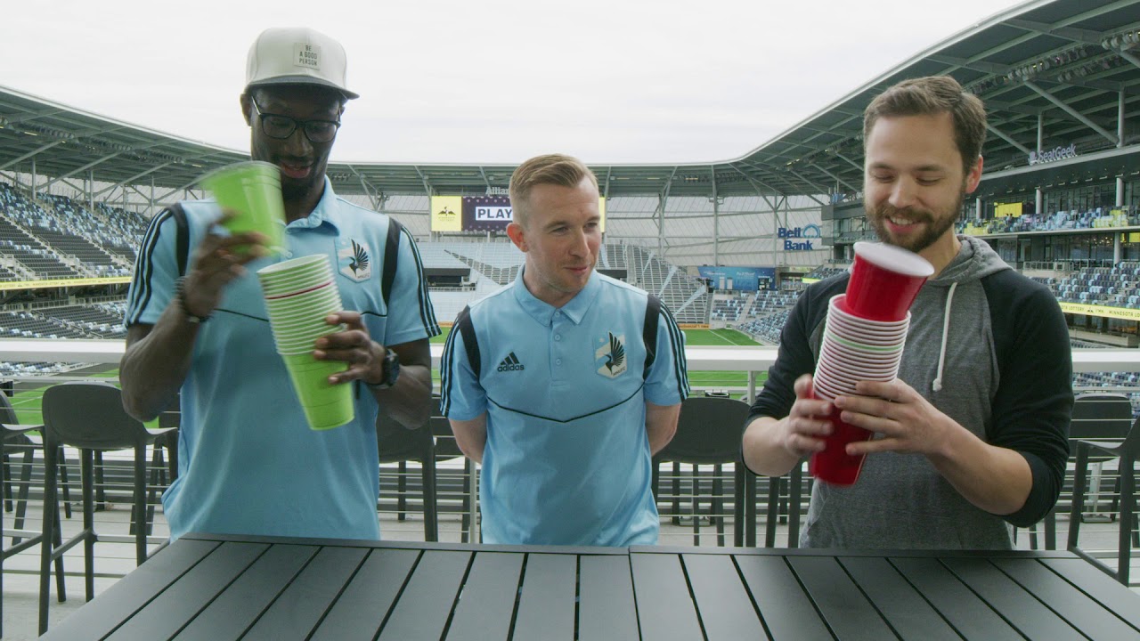 Player VS: Cup Stacking minnesota united fc stadium