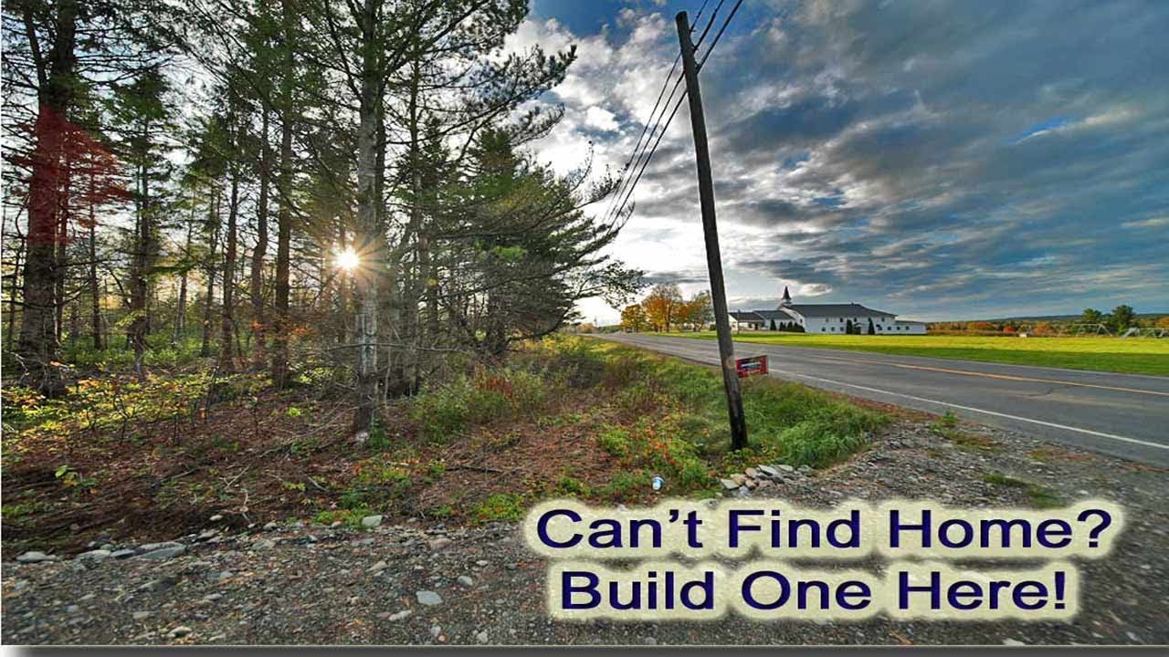 New Home Building Lots Maine Land MOOERS REALTY YouTube