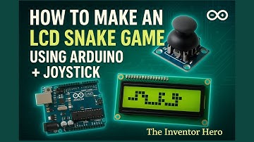 🎮 Build an LCD Game with Joystick using Arduino! 💡📟 | DIY Mini Game Console 🕹️🔥