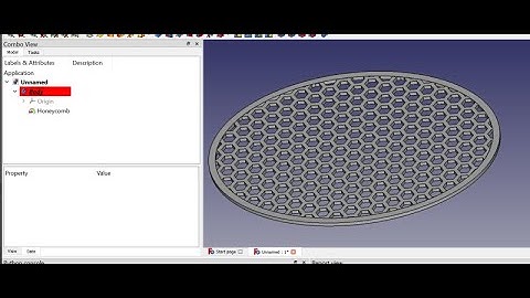 085 FreeCAD 0 20 Honeycomb Macro