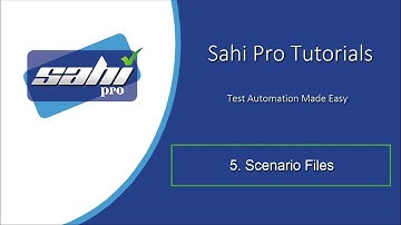 5. Scenario Files