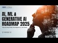 AI, ML &amp; Generative AI Roadmap 2025 – Step-by-Step Guide from Beginner to Job-Ready