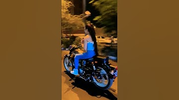 Girl bullet ride whatsapp status 💯🔥 #viral #bulletlover #jaat #bulletgirl