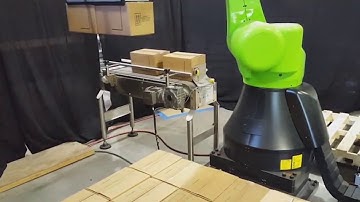 Collaborative Dual Palletizing Cell with FANUC CR 35iA Collaborative Robot   ESS Technologies