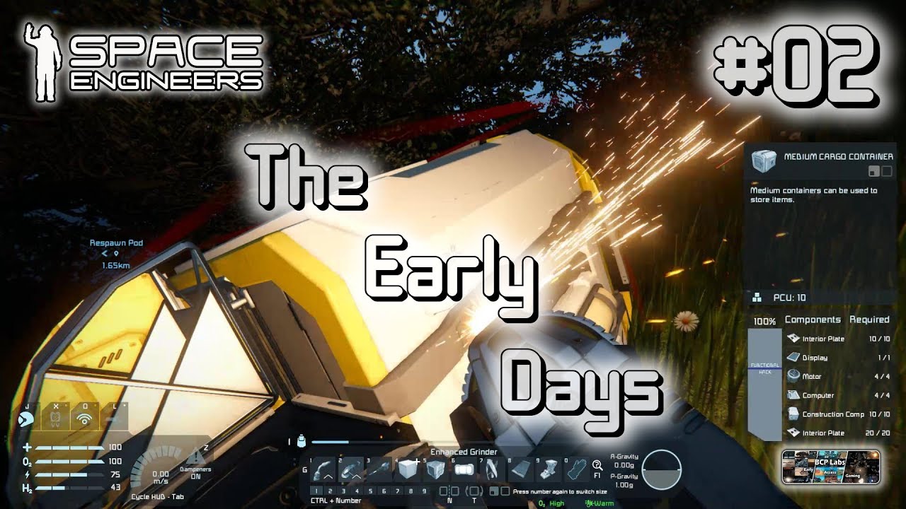 The Early Days - Space Engineers - 02 - YouTube