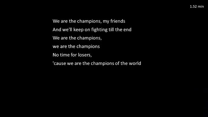 He is the Champion