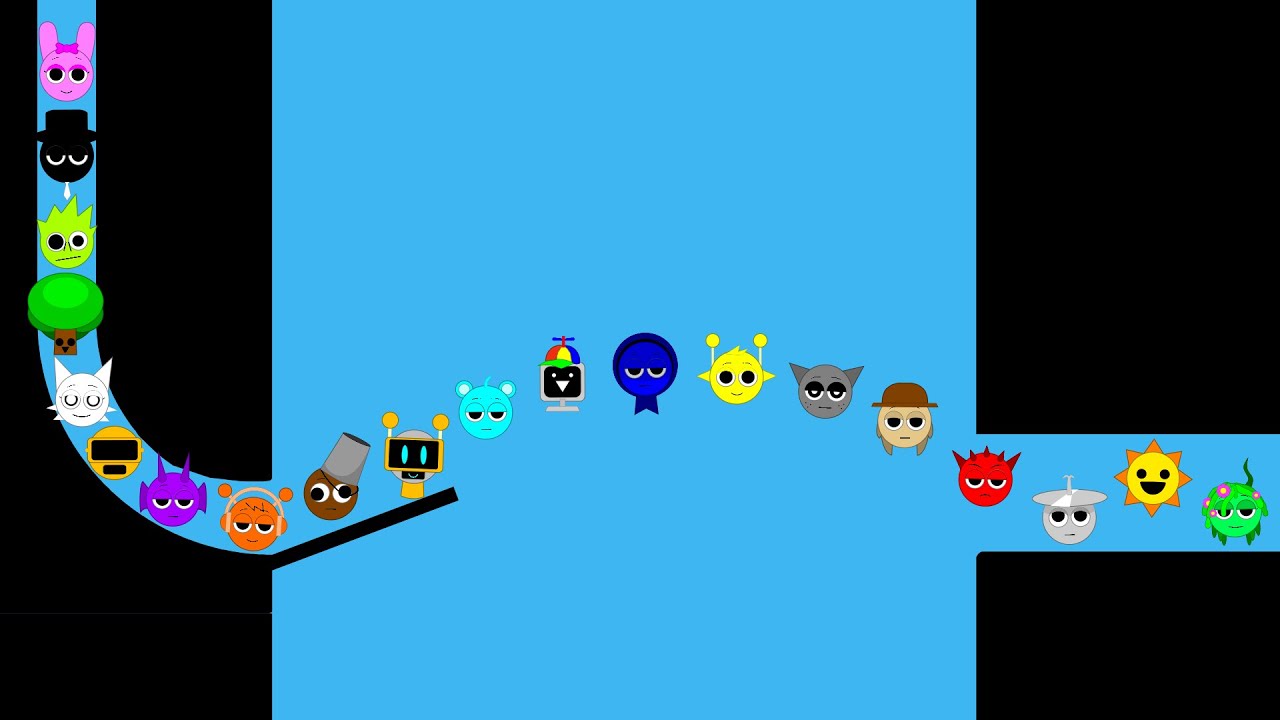 Who Will Be First?! SPRUNKI Marble Race🏁  #36