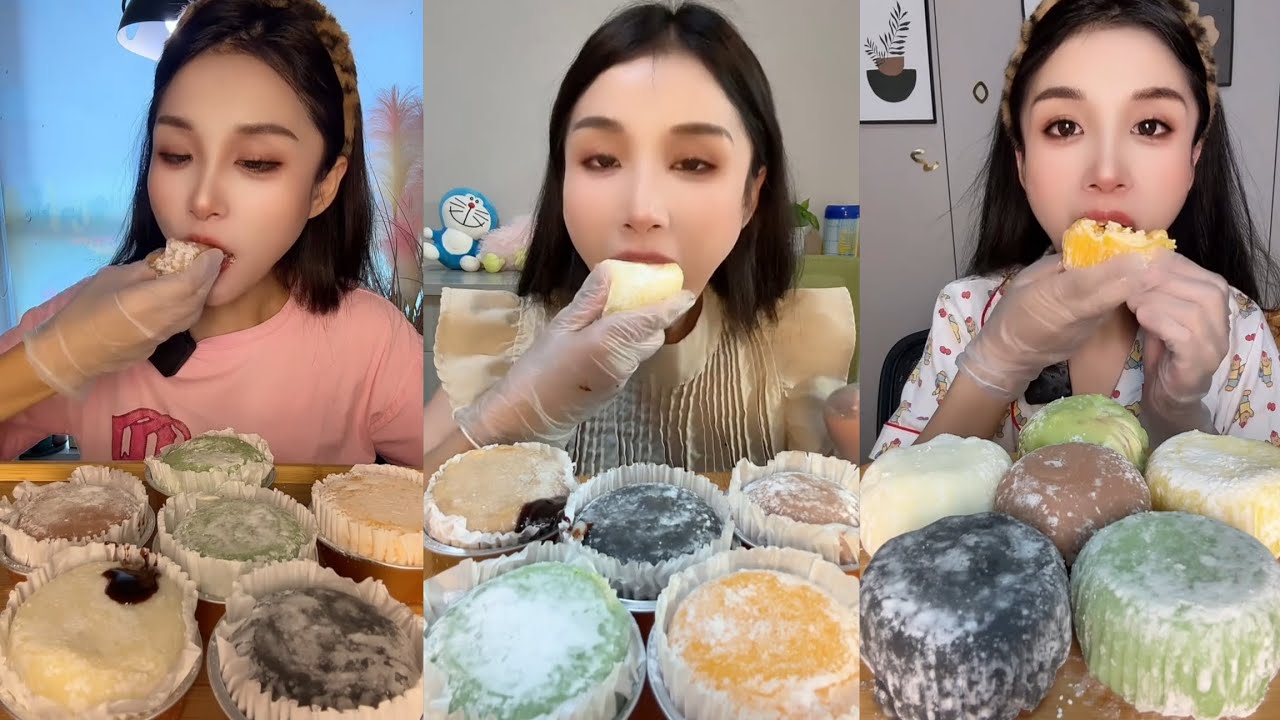 Mochi ASMR Mukbang | Chewy Soft Mochi Dessert Eating Sounds