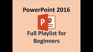 PowerPoint 2016 - MOS Playlist Tutorials - Microsoft Office PPT 365 Certification Exam Tutorial MS screenshot 3