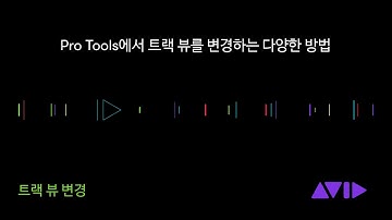 Pro Tools Tech Tip - 트랙 뷰 변경