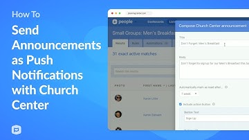 How to Send Announcements as Push Notifications with Church Center