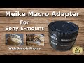 Meike Macro Adapter Extension Tubes for Sony