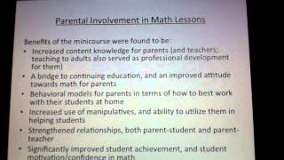 Parental Involvement in Math Lessons