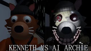 Kenneth Vs Ai Archie | Piggy The VHS Archives Clip by: @Pixelnyan_XD
