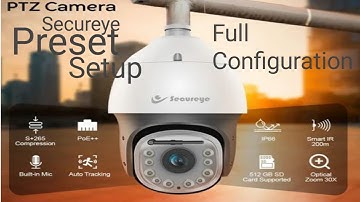 SECUREYE IP PTZ CAMERA PRESET SETTING IN SECUREYE PHOENIX NVR #secureye #hikvision #cpplus #dahua
