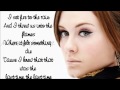 Adele - Set Fire to the Rain - Lyrics