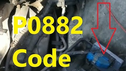 Causes and Fixes P0882 Code: TCM Power Input Signal Low