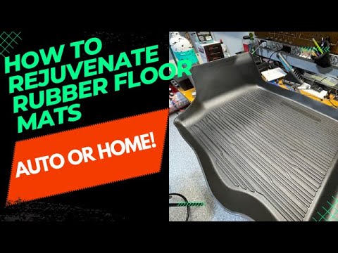 Fastest Way To Revive Your Rubber Floor Mats - Deep Clean and Protect!