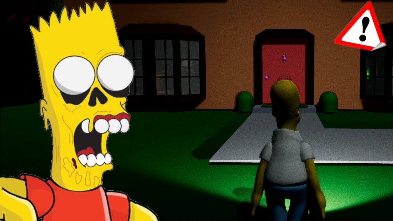 Warning Scary The Simpsons Horror Game That Will Give You Nightmares Eggs For Bart Luigikid Gaming Let S Play Index - badli roblox