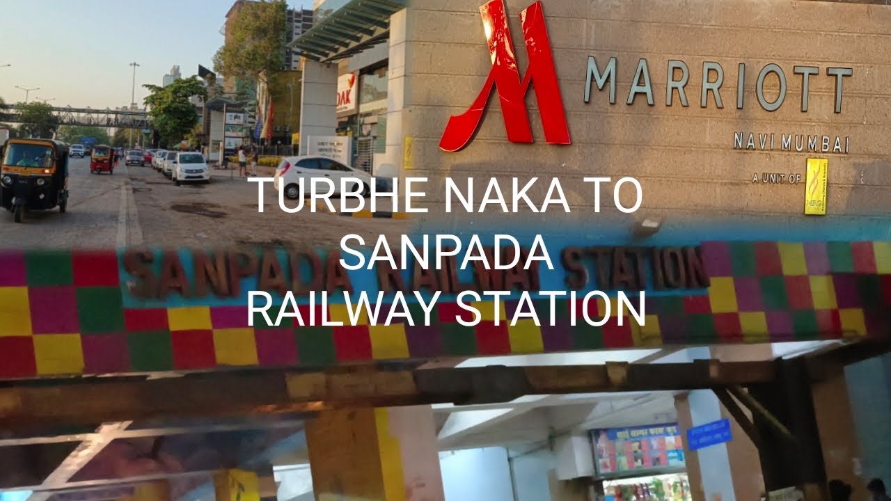 WALKING TOUR TURBHE NAKA TO SANPADA RAILWAY STATION 🙏🏻🕊️👍🏻🫰🏻🚶🏼🇮🇳