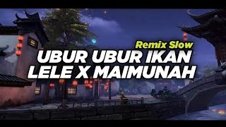 DJ UBUR UBUR IKAN LELE X MAIMUNAH SLOW REMIX TERBARU 2022 FT RADITYA  !!