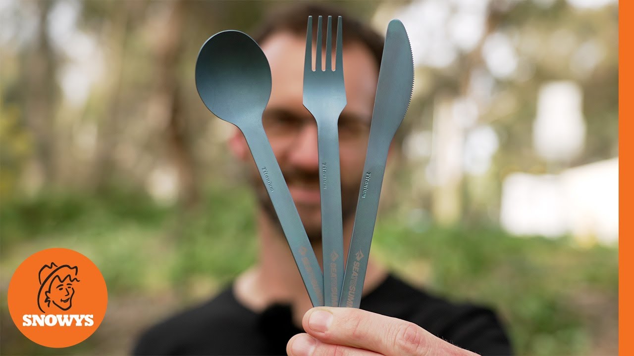 Snow Peak Titanium Fork & Spoon Set