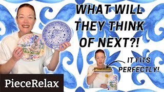 This Jigsaw Puzzle Plate Really Holds Up! Functional and Fun #puzzleplate #piecerelax