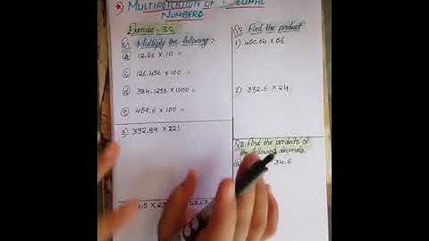 CLASS 7 MATHS Ch-3 Decimals (Exercise 3.2)