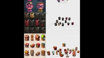 2D Character & Prop Sheets to 3D using CSM