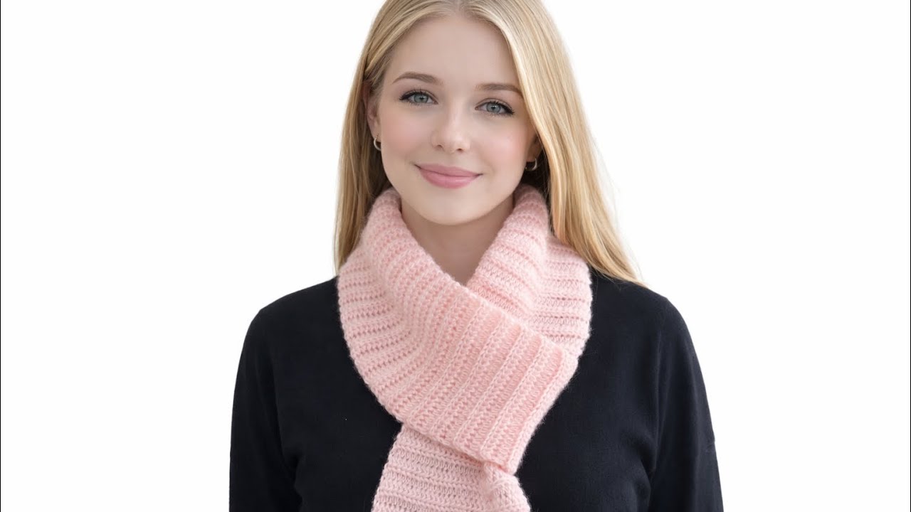 3 Şekilde Kullanılan Örgü Boyunluk | Atkı ve Fular Olabilen Şık ve Kolay Model -3-in-1 Knitted Scarf